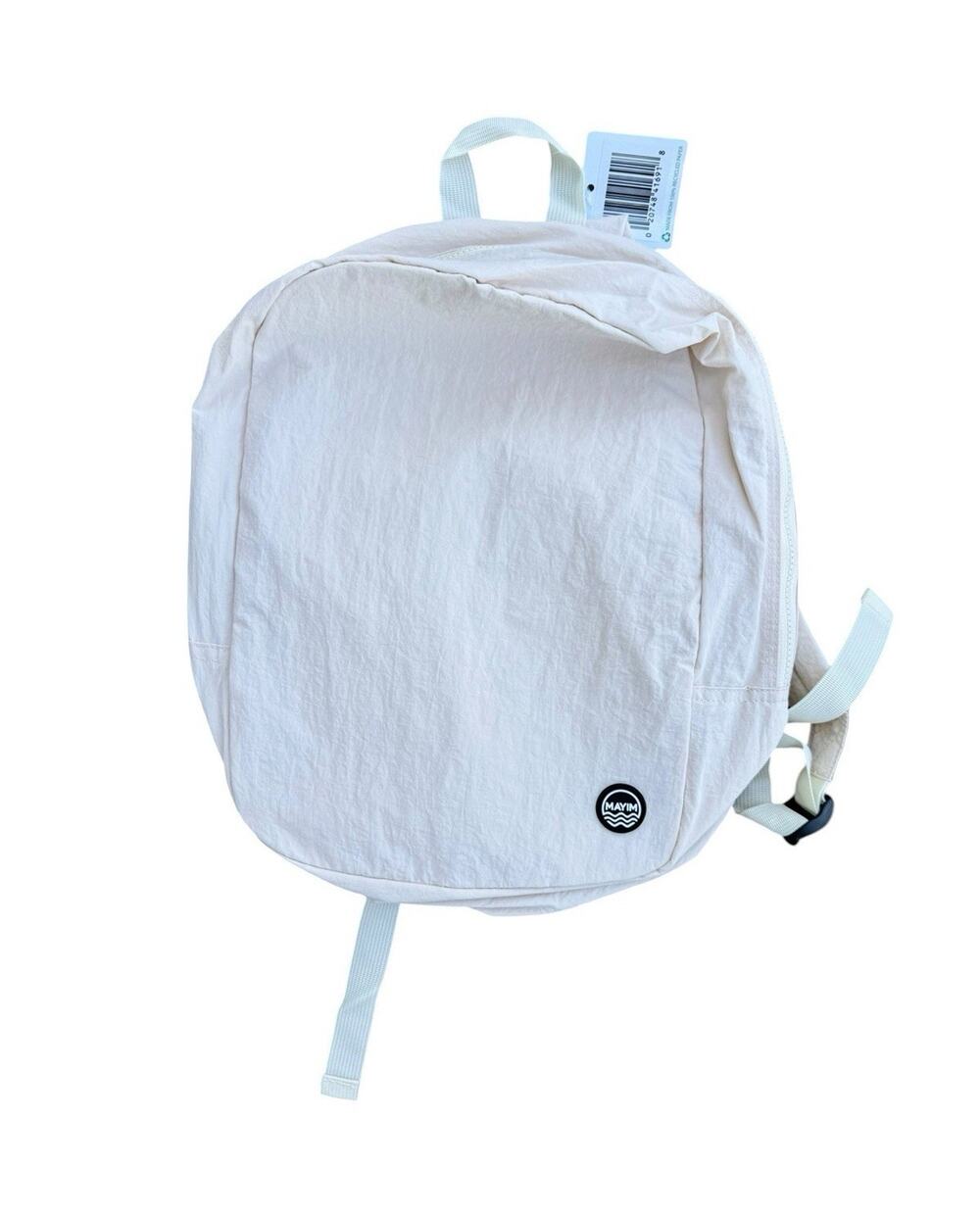 MAYIM Model MAYIM Beige Zip Backpack I16